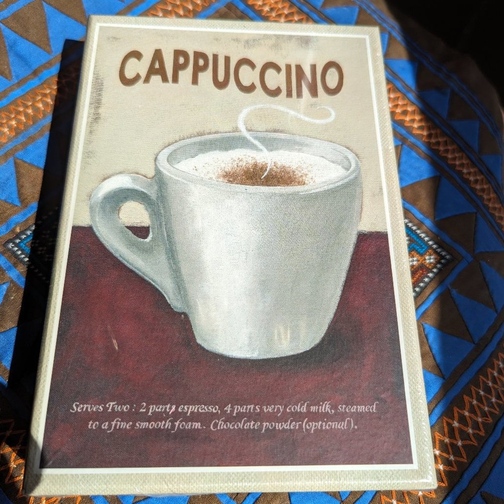 Blank Note Cards - Art Inspired - Cappuccino Theme